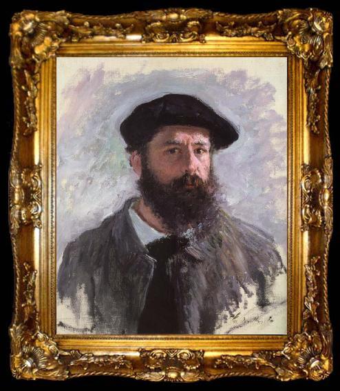 framed  Claude Monet Self-Portrait, ta009-2